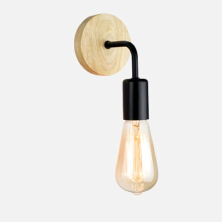 SCANDINAVIAN WALL LAMP - Wooden and Modern