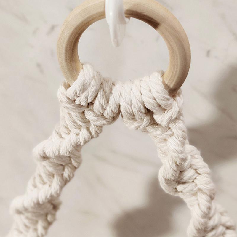 WOVEN AND WOODEN TOILET PAPER HOLDER - Wooden and Modern