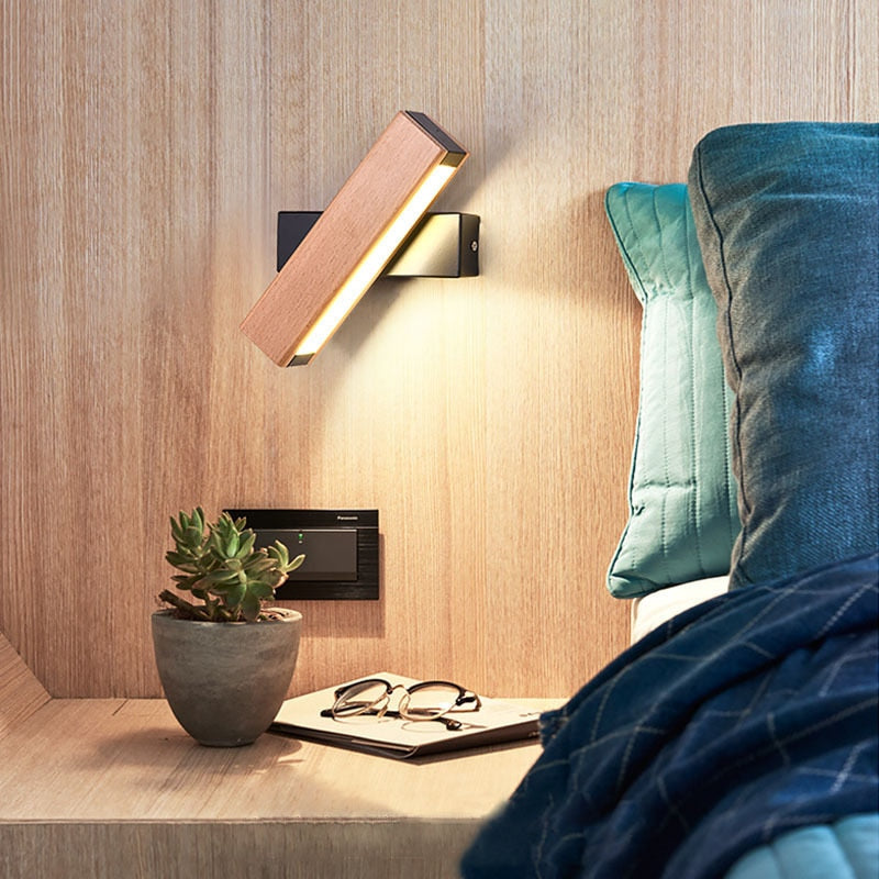WOODEN WALL LAMP - Wooden and Modern